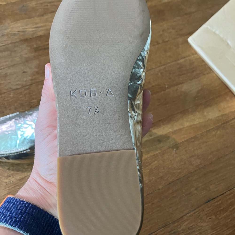 Kelsi Dagger Metallic Gold Loafers - Picture 9 of 9
